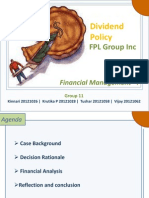 Dividend Policy at FPL