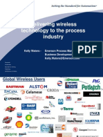 Delivering Wireless Technology To The Process Industry: Kelly Waters - Emerson Process Management Business Development