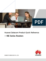 Huawei Datacom Product Quick Reference - NE Series Routers (20080121)