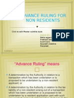 Advance Ruling