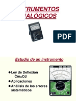 Instrumentos Eléctricos de Imán Permanente y Bobina Móvil