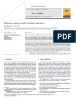 Efficiency Trends in Electric Machines and Drives