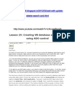 Delete-Search-And - HTML: Lesson 25: Creating VB Database Applications Using ADO Control