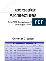 Superscalar Architectures: COMP375 Computer Architecture and Organization