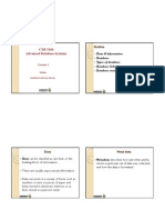 CXB 3104 Advanced Database Systems: Data & Information Database Types of Database Database Schema Database Models