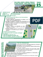 Tema 25 Intersecciones - Pasos A Nivel, Puentes Moviles, Tuneles y Pasos Inferiores - Pasos para Peatones - Pasos para Ciclistas