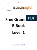 Free English Grammar Book - Level 1