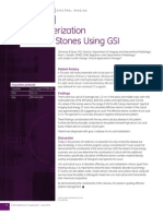 Characterization of Renal Stones Using Gsi: Patient History