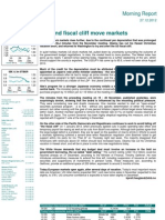 Abe and Fiscal Cliff Move Markets: Morning Report