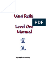 Usui Reiki Manual Level One