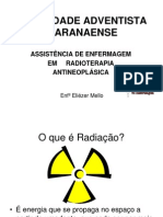 Assistencia de Enfermagem em Radioterapia Antineoplasica