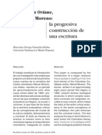 La Construcción Progresiva de La Escritura, Marvel Moreno