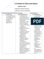 Curriculo 5° Grado