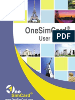 One Sim Card Manual