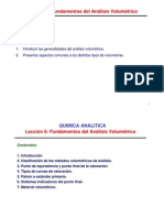 Fundamentos Del Analisis Volumetrico