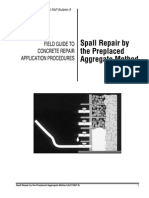 Spall Repair by The Preplaced Aggregate Method: Field Guide To Concrete Repair Application Procedures