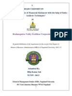 Comparative Analysis of Financial Statement With The Help of Ratio Analysis Techniques