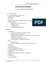 Maxillary Carcinoma, Nasal Cavity and Paranasal Sinus Malignancy PDF