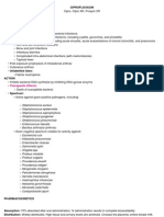 Classification (S) Therapeutic: Anti-Infectives Pharmacologic: Fluoroquinolones