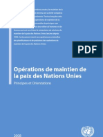 Operations de Maintien de La Paix