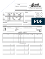 AD&D Oriental Adventures Character Sheets