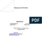 Storage Area Networks: Chebrolu College of Engineering