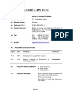 Curriculum Vitae (Dr. Pathan) Final