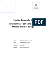 Levantamiento Con Cinta Por El Método de Lados de Liga