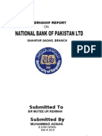 Internship Report On National Bank of Pakistan