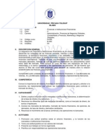 Silabo Finanzas e Instituciones Financieras