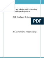 Control of Two Robotic Platforms Using Multi-Agent Systems