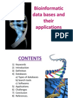 Bioinformatics Database and Applications