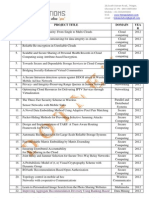 IEEE Dotnet Titles 2012