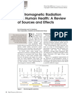 Electromagnetic Radiation and Human Health