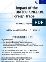 The Impact of The Rer On United Kingdom Foreign Trade: EURO 372 Project