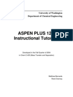 Aspen Plus 12.1 Tutorial