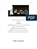 Wick 2 Dgamedesigndocument