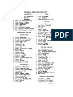 Cessna 150 Checklist: Pre-External Checks Taxi