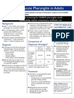 Adult Acute Pharyngitis