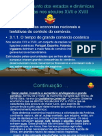 O Triunfo Dos Estados e Dinâmicas Económicas Nos Séculos XVII e XVIII