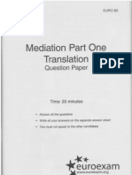 1 Mediation