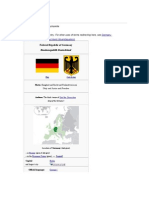 Germany: Federal Republic of Germany