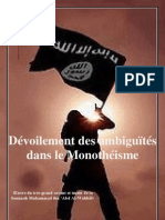 Devoilement Des Ambiguites Dans Le Monotheisme