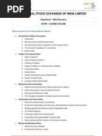 Macroeconomics For Financial Markets Module