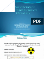 Conservacion de Alimentos Por Radiacion