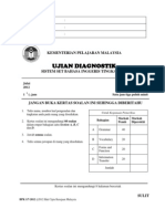 Diagnostic Test Bahasa Inggeris Tingkatan 1