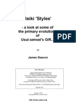 Reiki Styles: Some of The Primary Evolutions of Usui-Sensei's Gift...