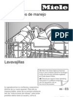 Instrucciones Lavavajillas Miele