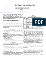 IEEE Format For Seminar Report