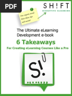 6 Takeaways: The Ultimate Elearning Development E-Book